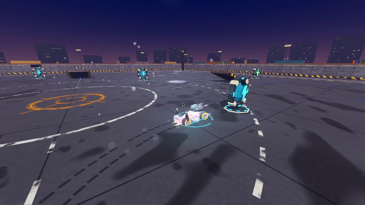 Special attacks during late waves in Vroom Boom